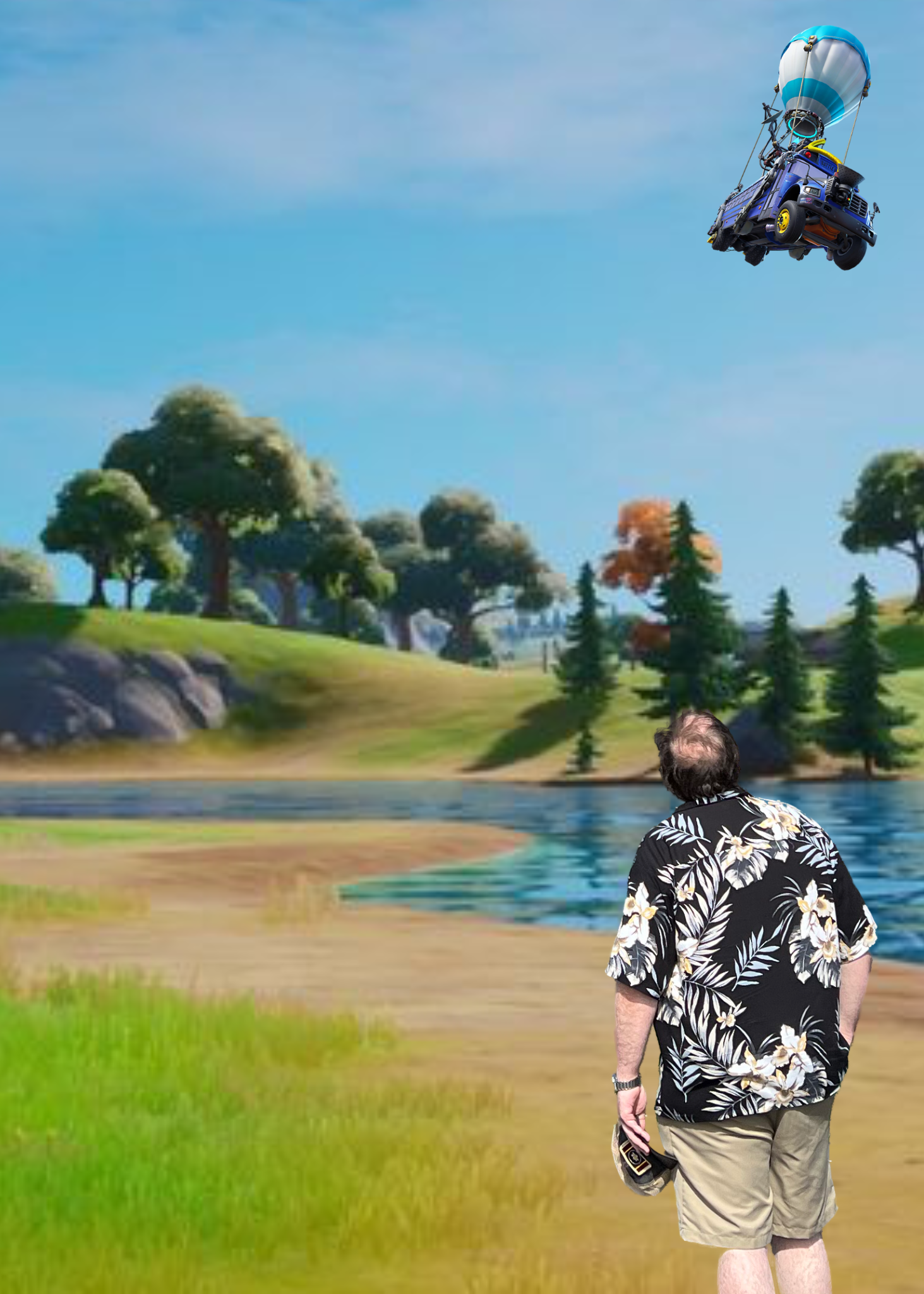 Canaan Looking at Battle Bus